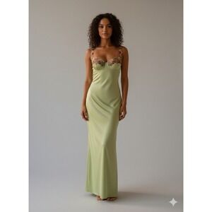 knee length dresses for ladies KYLA LACE MAXI DRESS  AKIRA